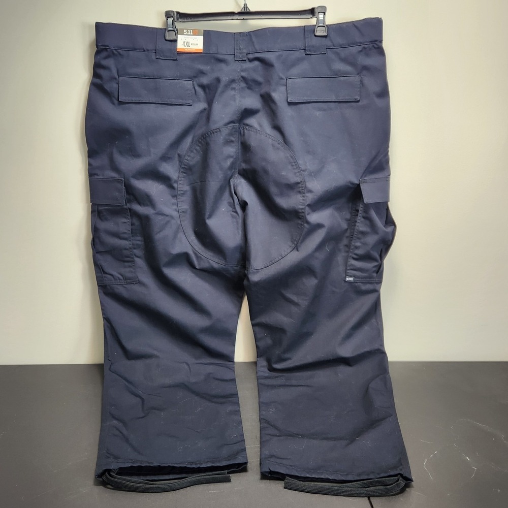 NWT 5.11 Tactical Pants Mens 4XL‎ Navy Flex-Tac TDU Ripstop Cargo Stretch Waist - Picture 2 of 12